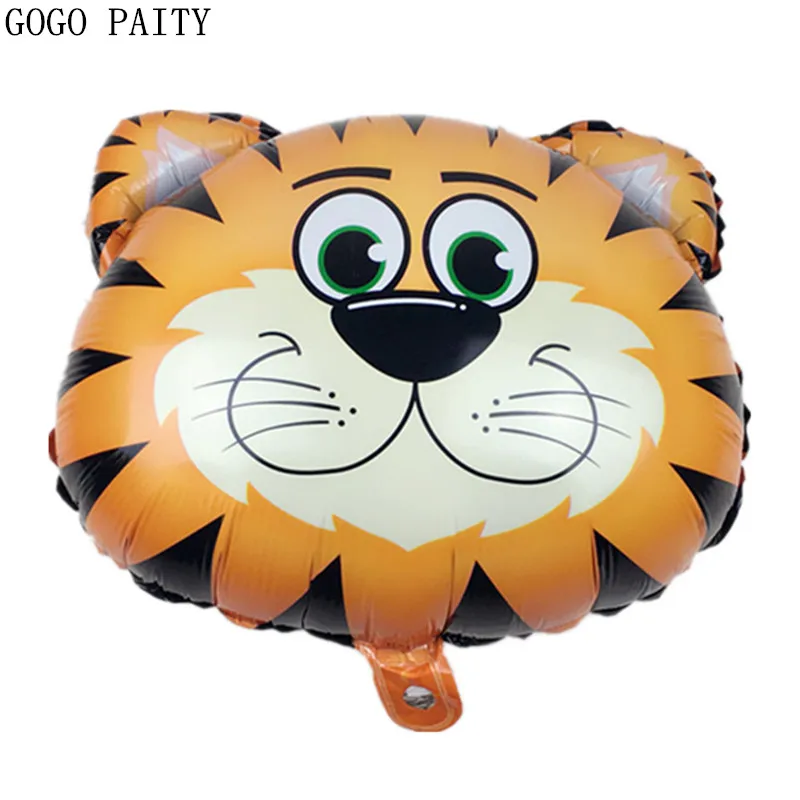 

GOGO PAITY Free shipping tiger head aluminum balloon festival party decorating decorative toys wholesale