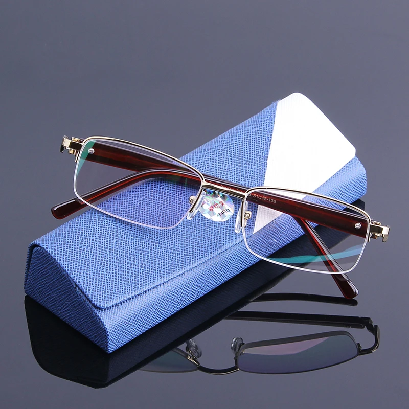 Buy Gold Half Frame Reading Glasses for Women Eyewear