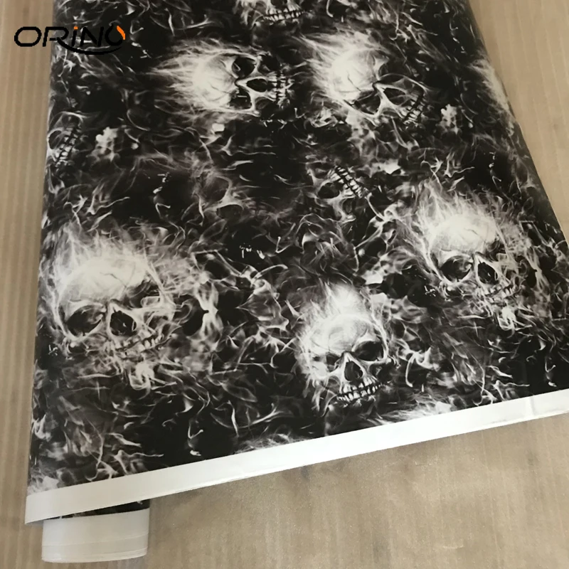 Skull Vinyl Film Car Sticker-7