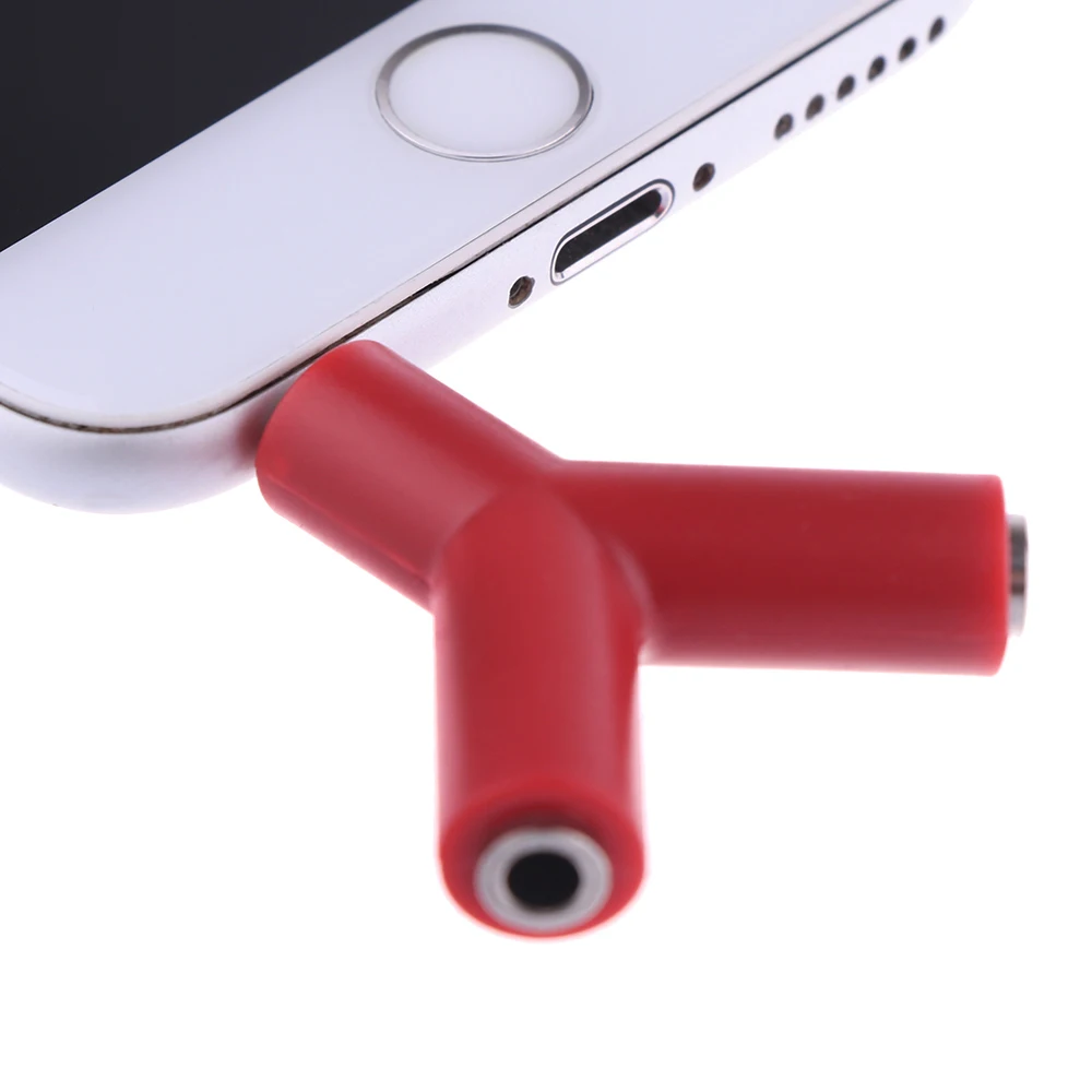 1 шт. y разветвитель 3 5 мм адаптер с двойным штекером для наушников Samsumg iPhone MP3