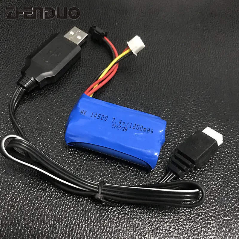 Zhenduo Toy 7.4V 1200mAh Battery for LeHui328 938 1 938 2Water Gel ...