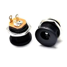 100 шт. DC-022 5,5*2,1 мм DC разъем питания DC022 монтажный домкрат с гайкой