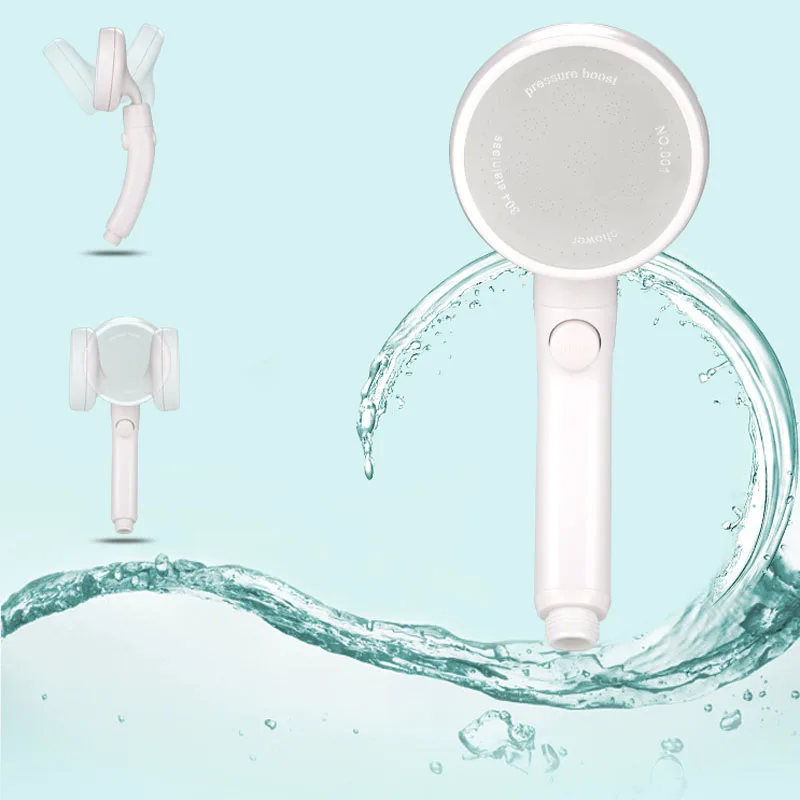 

High Pressure Water Saving Handheld Bath Sprayers Rotatable Water Saving Shower Head with Water Pause Switch
