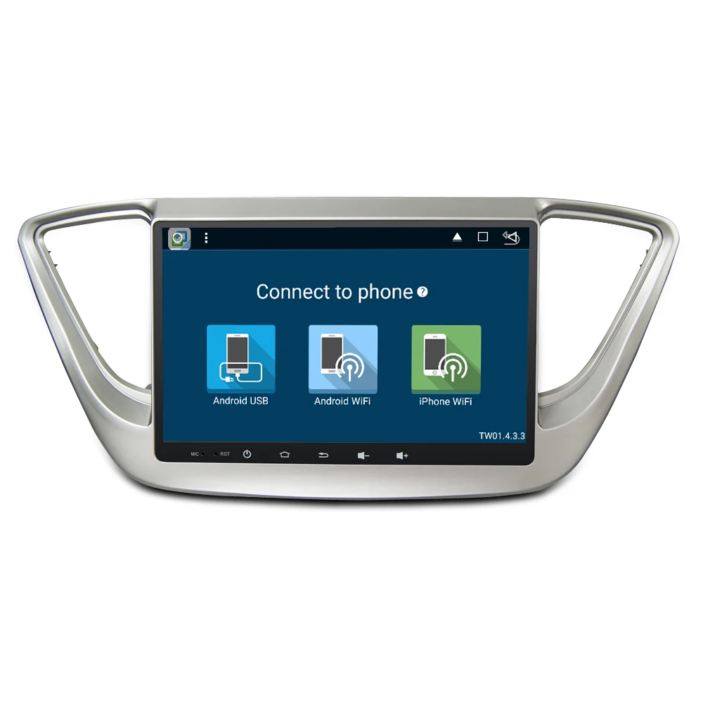 Discount Android 8.1 Car DVD Player GPS Glonass Navigation Multimedia for Hyundai Verna 2017 Car PC Headunit Auto RDS Radio Audio Stereo 4