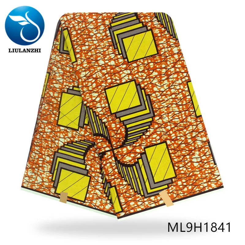 

LIULANZHI cotton ankara fabric 6 yards/lot african prints wax fabric 2019 nigerian dutch wax ML9H1834-1855