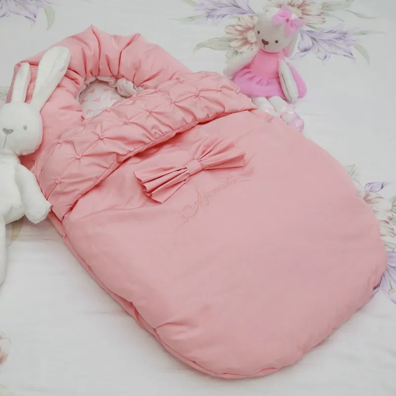 

Newbor Infant Soft Pure Cotton Sleeping Bag Baby Stroller Fancy Bag Warm Sleeping Wrap Waterproof