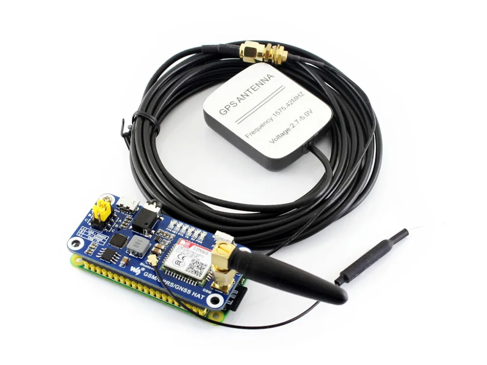 GSM/GPRS/GNSS/Bluetooth шапка для Raspberry Pi Bluetooth 3,0 поддерживает SMS Телефонный звонок GPRS DTMF HTTP FTP MMS электронная почта gps компас