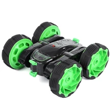 MKB 5588-610 Mini Coche Del Truco RC Coche 27 MHz 4CH Ruedas de Rotación de 360 Grados Flexible LLEVÓ La Luz de Control Remoto Robot RC cars