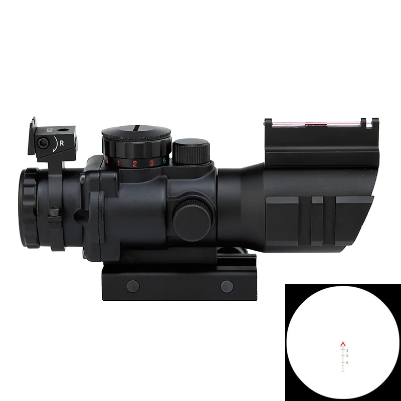 HTEN 4x32 Fog Proof Outdoor Hunting Lasers Prism Fiber Tactical Optical