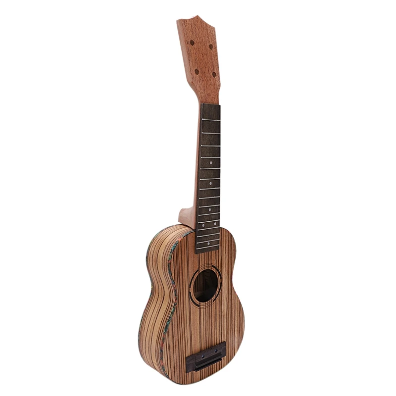 

Soprano Ukulele Diy Kit 21 Inch Zebrawood 4 Strings Hawaiian Guitar For Handwork Painting Perfect Parents-Child Campaign