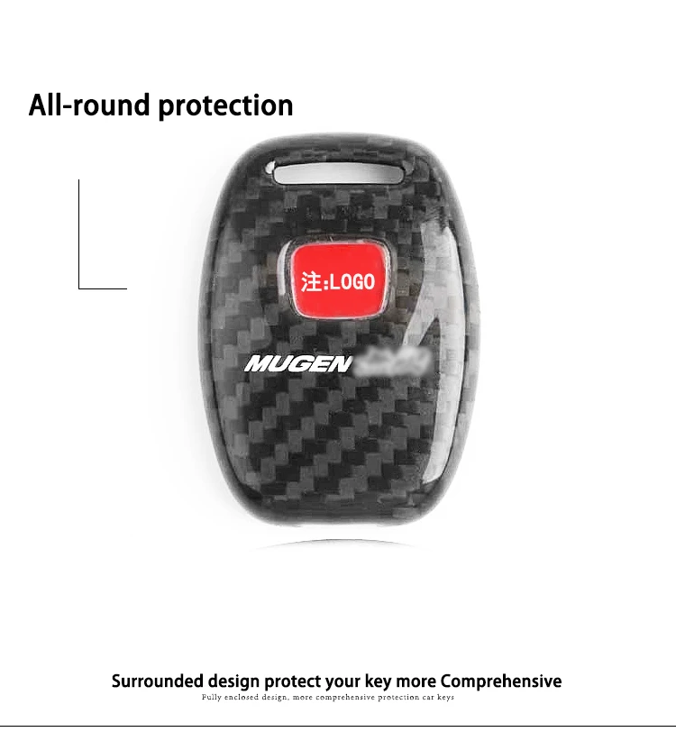 carbon fiber key case for Honda_07