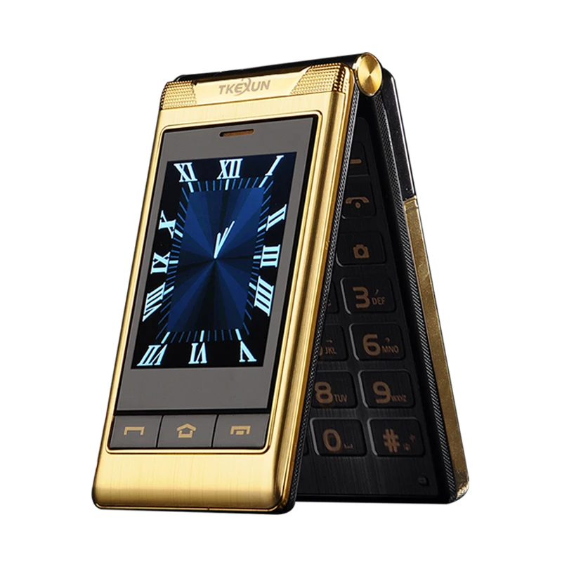 TKEXUN G10 3 0 Double dual Screen Dual SIM Card long standby touch screen FM senior