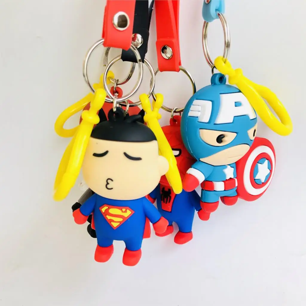 Marvel super hero The Avengers брелок Аниме для Airpods брелок игрушки чехол для телефона брелок для ключей унисекс подарки Новинка