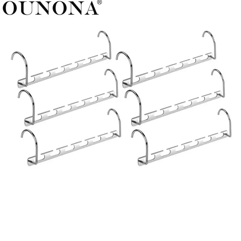 6 шт шкаф бар вешалка для одежды органайзер чудо вешалка многофункциональный металлический Каскадный органайзер для экономии пространства
