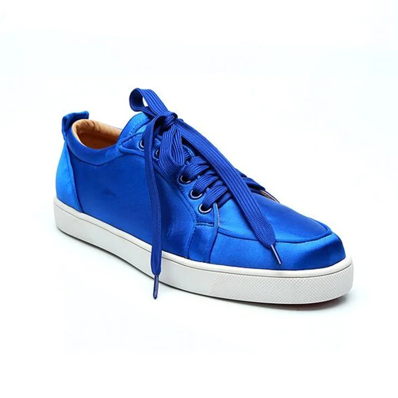 LTTL Royal Blue Mens Shoes Casual Flats Hot Fashion Low-cut Lace-up Sneakers Men Breathable Autumn Trainers Designer Man Shoes