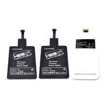 Qi Fast Standard Wireless Charger Receiver Pad For iphone 5 6 6s 7 plus Samsung Android Type C Port Charging Coil Accept Adapter
