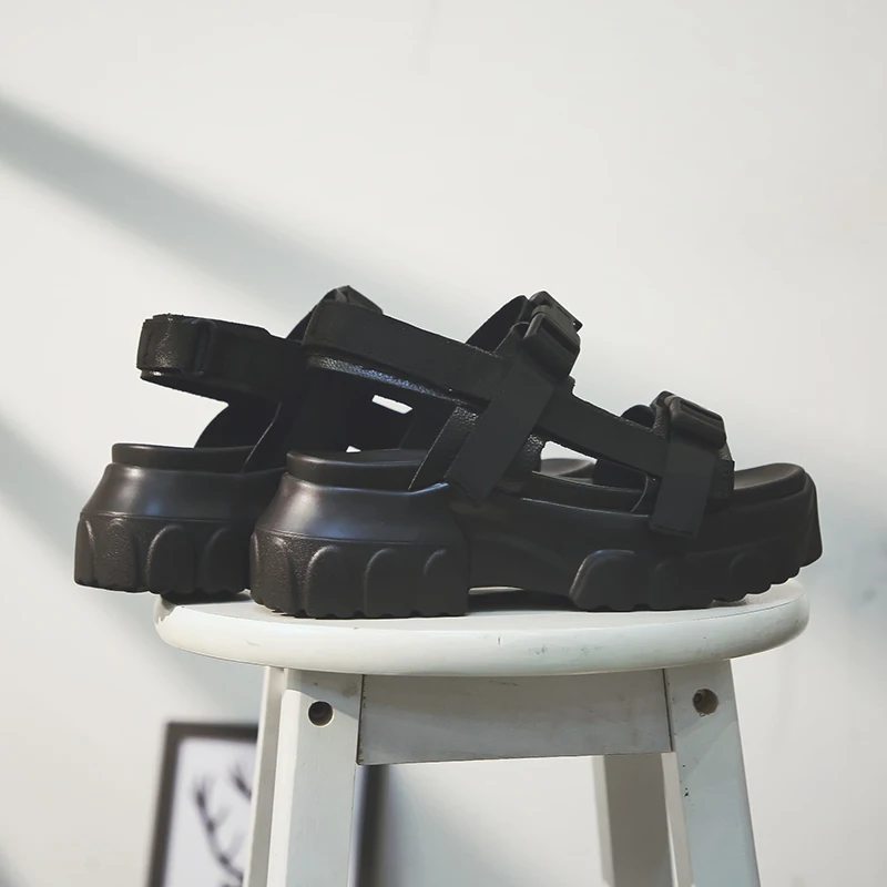 ADBOOV Chunky Sandals Women Buckle Platform Summer Shoes Woman Open Toe Casual Sandal Sandalias Mujer 2019 Sandale Plate Femme