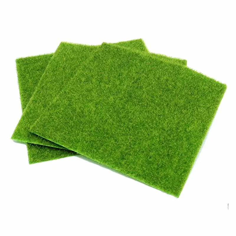 

Artificial Grass Lawn for Christmas baby shower Gender Reveal birthday Wedding tabletop centerpieces garden Dollhouse Decoration