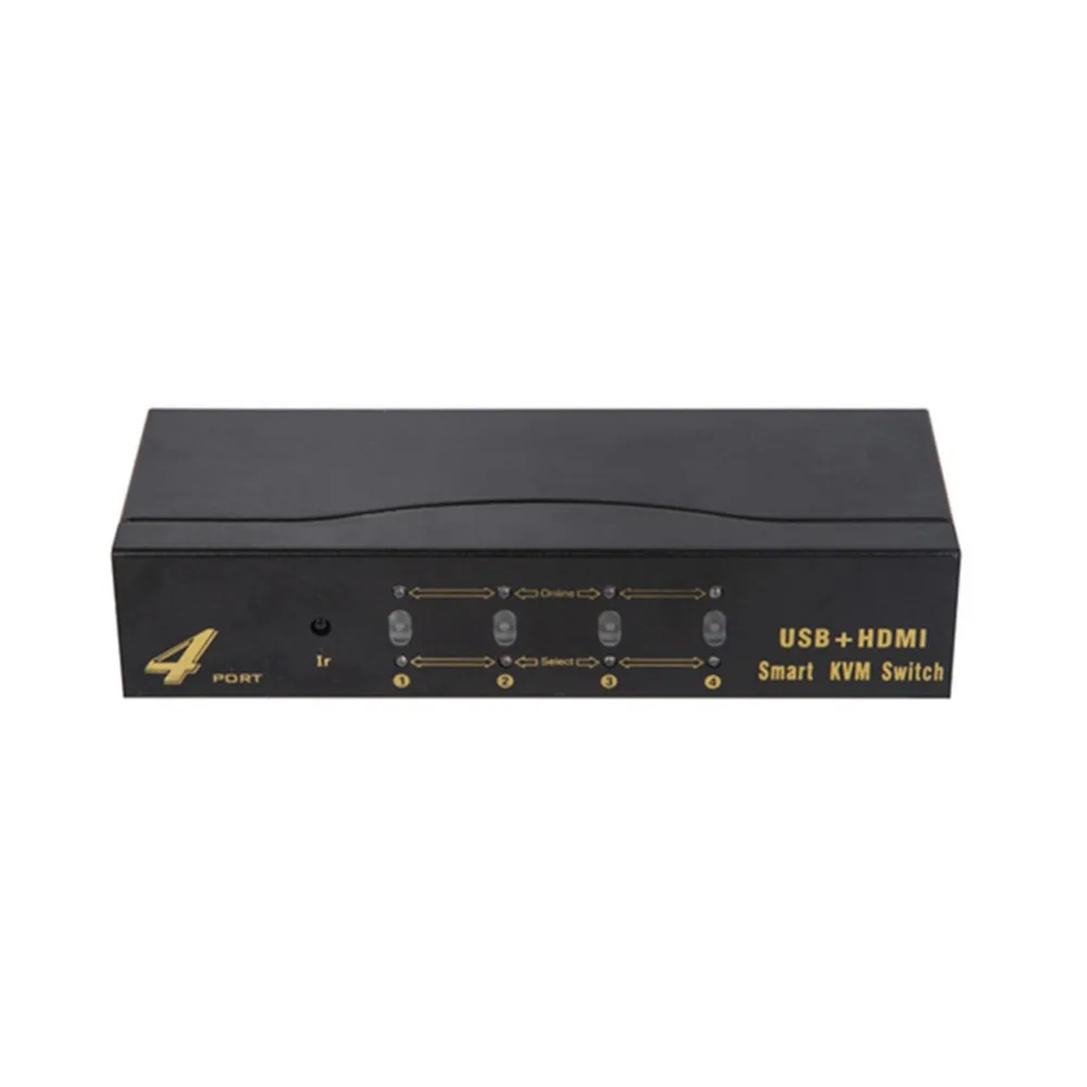 USB HDMI KVM переключатель, концентратор мультикомпьютер 4 порта 4 в 1 переключатель автоматический переключатель сканирования 1080P 1,4 HDMI Версия