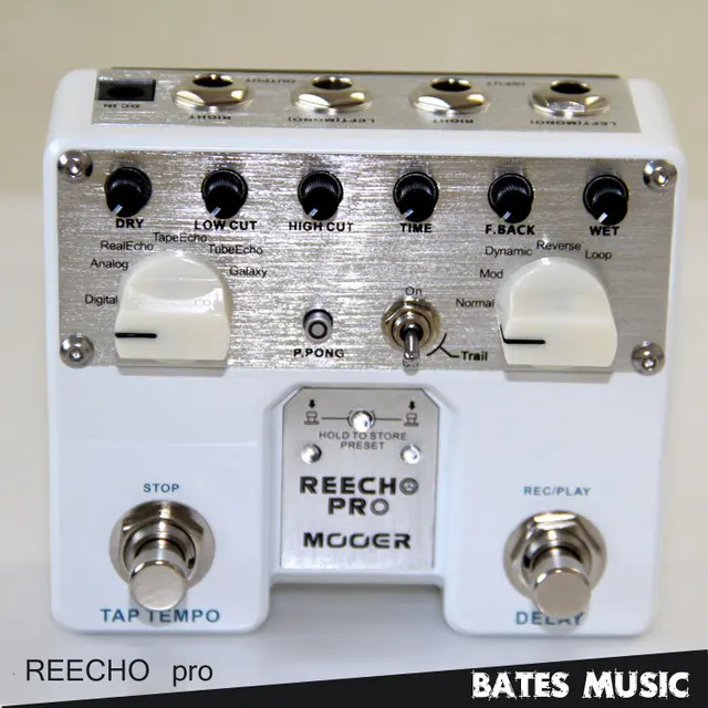 Best price at $101 Cheap NEW MOOER Reecho Pro Digital reverb pedal/guitar pedal Combination of sound effects