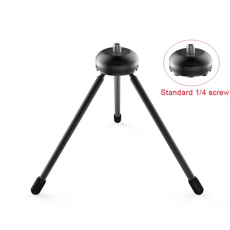 

2PCS Portable Mini Tripod Metal Universal Tabletop Stand Stabilizer for Phone Camera