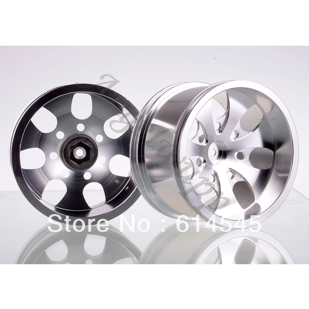 

4xRC Monster Truck Bigfoot Metal Wheel Rim HEX:12MM D:79MM W:50MM BF07S 1/10