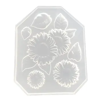 

Sunflower Leaves Pendant DIY resin molds Silicone Molds Casting Jewelry Making Tools silicone mold for resin