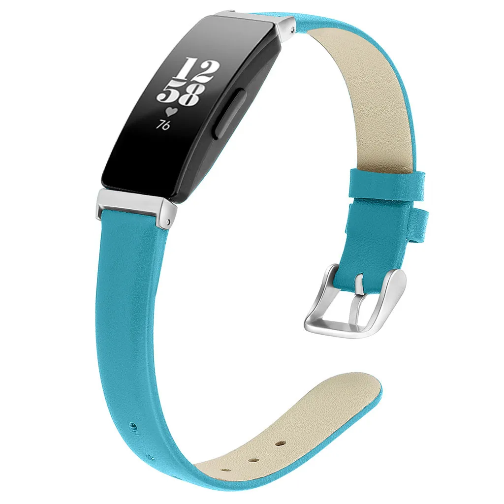 Кожаный ремешок Ouhaobin для часов Fitbit Inspire/Inspire HR роскошные кожаные ремешки сменный