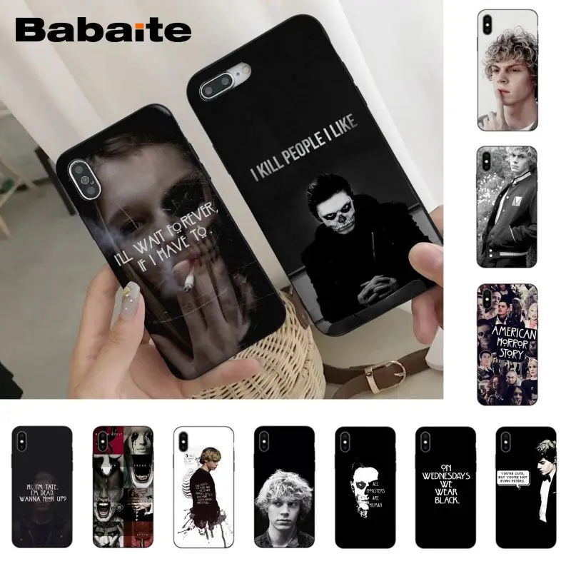 Babaite Evan Peters Originalblack tpu чехол для телефона чехол для iPhone 8 7 6 6S Plus X Xs Xr XsMax 5 5S SE 5c Coque11 11pro 11promax