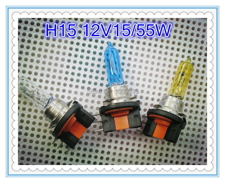 H15 Bulb 2 Piece Halogen Vehicle Auto Bulb H15 12v15/55w Transparent ...