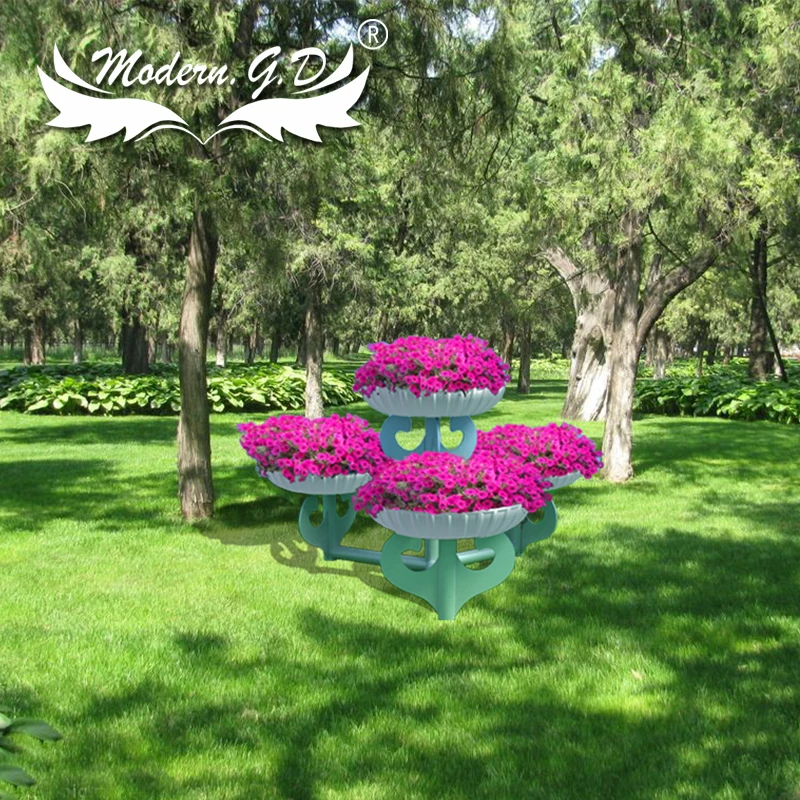 Eco Friendly Feature pp material hanging planter pots plastic garden