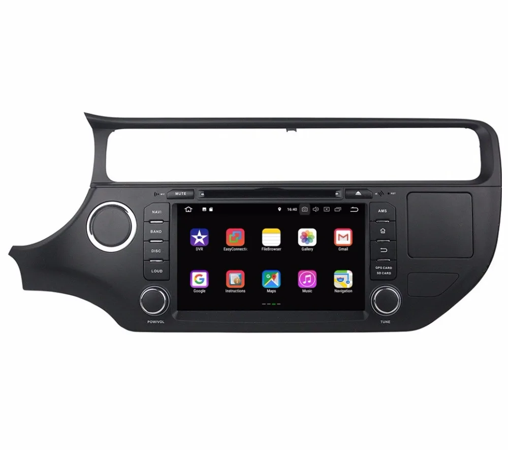 Best 8" Android 8.1 Quad Core Car Radio DVD GPS Multimedia Player for Kia K3 RIO 2015 With 2GB RAM Bluetooth WIFI Mirror-link DVR 2