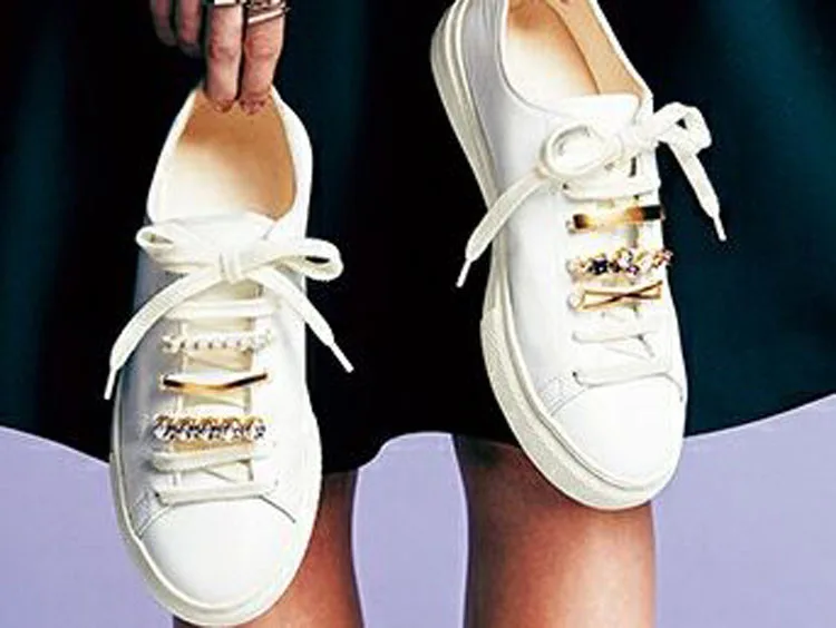 New Design Fashion Colorful Crystal V Rectangle Bowknot Gold Alloy Shoes Jewelry Shoe Buckle Sneaker Accessary Gift Women | Украшения и