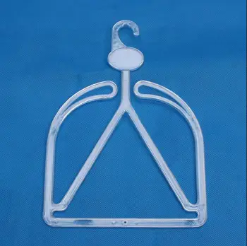 

18*27cm Transparent plastic head mannequin hat hook display rack scarf rack hanger jewelry storage shelf mannequin 10PC/lot A265