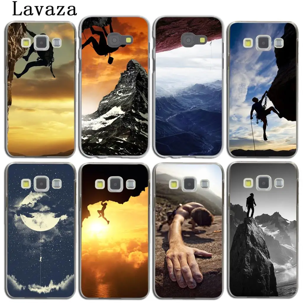Lavaza Climbing Sports rock climbing Phone Case for Samsung Galaxy A3 A5 2017 2016 2015 A9 A8 A7