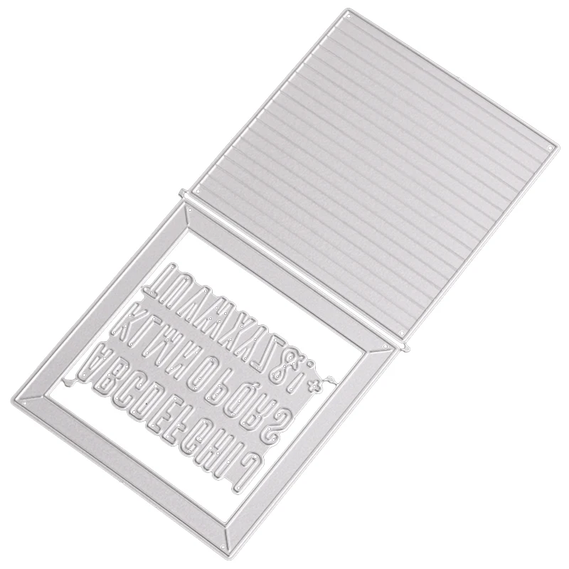 Металлическая пресс-форма для резки и резки бумаги штамповка для перфорации нож тиснение искусство резки - Цвет: Silver