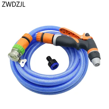 

16/22/32 FT Car Washing Cleaning Water Sprayer Kit Watering Gun Garden irrigation kit Flexible Telescopic Water Hose 1set
