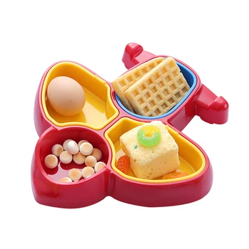 

Baby Tableware Kids Divided Bowl Food Grade ABS Children Baby Plate Baby Feeding Dinnerware Eating Food Dishes