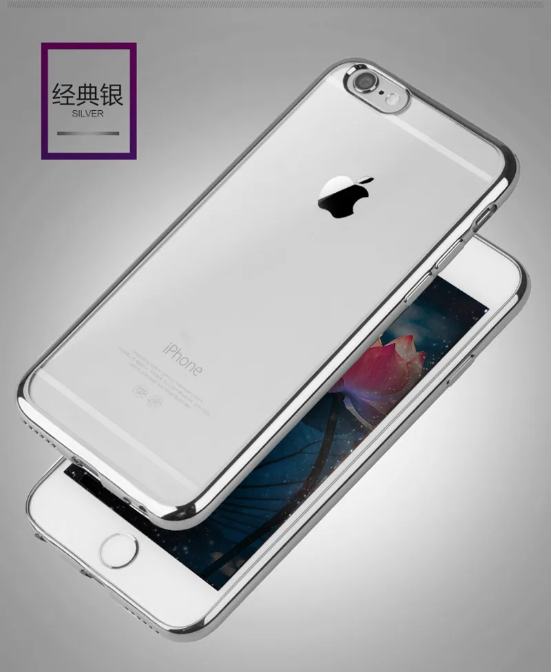 iphone 7 silicone case Fashion Rose gold Luxury Plating Case For iPhone X XS MAX XR Soft Clear TPU Cover For iPhone 12 6 7 8 plus ip 11 Pro MAX Coque iphone 7 waterproof case