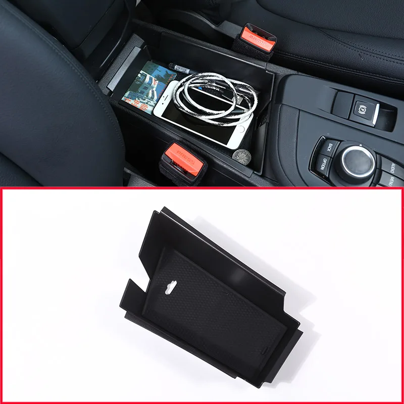 Для BMW X1 f48- для BMW X2 F47 пластиковый подлокотник коробка для хранения перчаток лоток для телефона автомобильные аксессуары левый руль