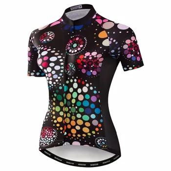 

Cycling jersey Women Bike jerseys Short sleeve 2020 MTB Top Maillot Pro Team Summer racing Road Mountain sports shirt black pink