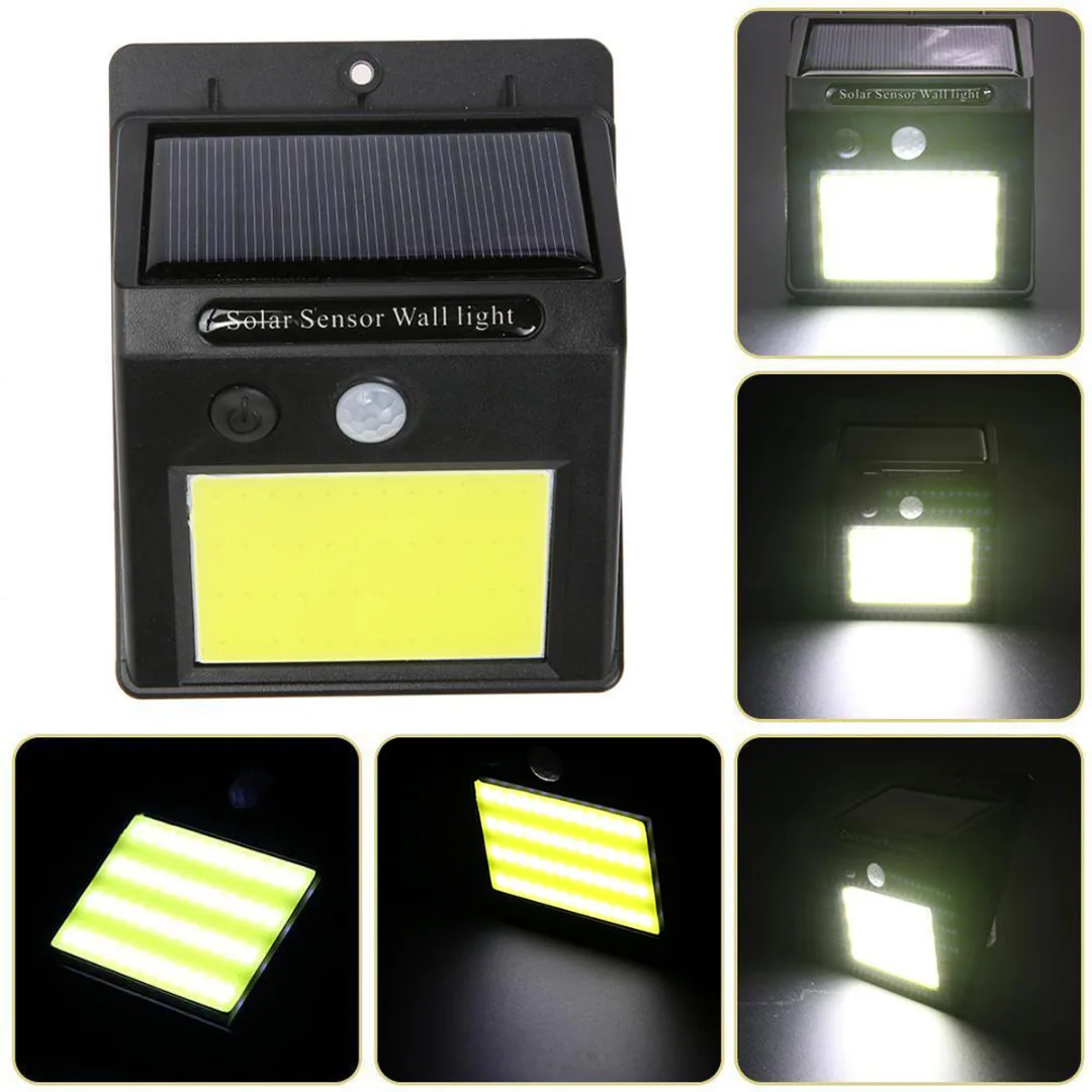 Newest 48 LED Waterproof  Solar Power PIR Motion Sensor Wall Light Outdoor Garden Lamp