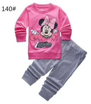 Children pajamas Soft Sleeping suits cotton clothing sets Girls Cartoon kids underwear set Autumn Winter indoor clothing - Color: style 39