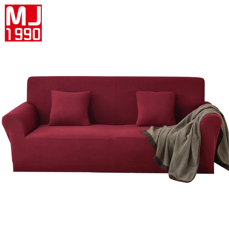 

Modern Sofa Cover All-inclusive Slip-resistant Sofa Towel Elastic Fleece Fabric Sofa Towel Furniture Protector 1/2/3/4-seater