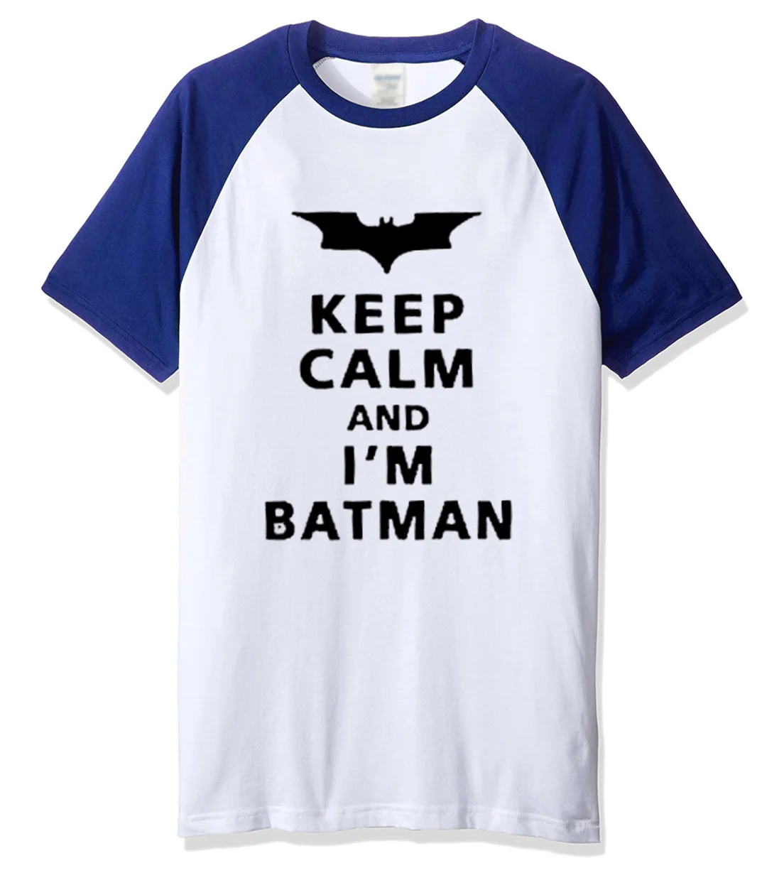 Keep Calm And I'm Batman 2019 summer T-shirt letter print casual men's T-shirts kpop brand clothing top tees hip hop t shirt men