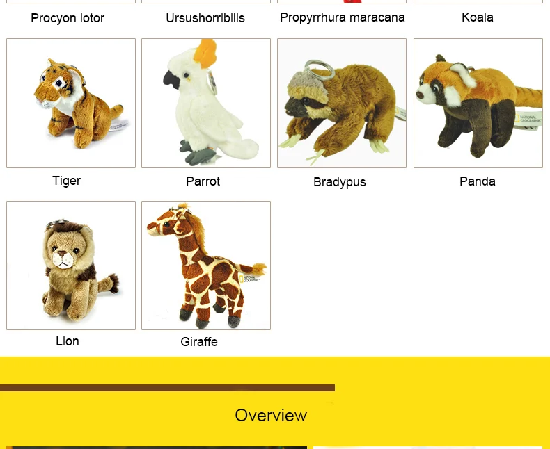 Плюшевые игрушки в виде зверей "National Geographic", 12 см, мягкие куклы, вечерние украшения, школьный орнамент, брелок, игрушки для детей