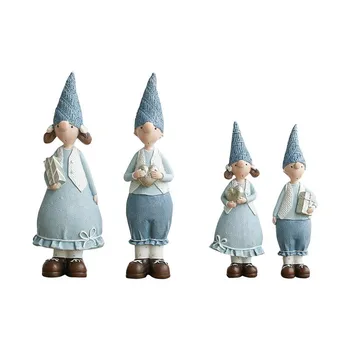 

Nordic Classic Creative Present Home Wedding Office Decor Decorative Resin Articles Valentine Gifts,The dwarif