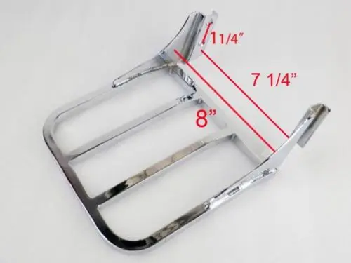 Хромированная мотоциклетная стальная стойка для спинки багажная Harley Dyna Softail FXDF