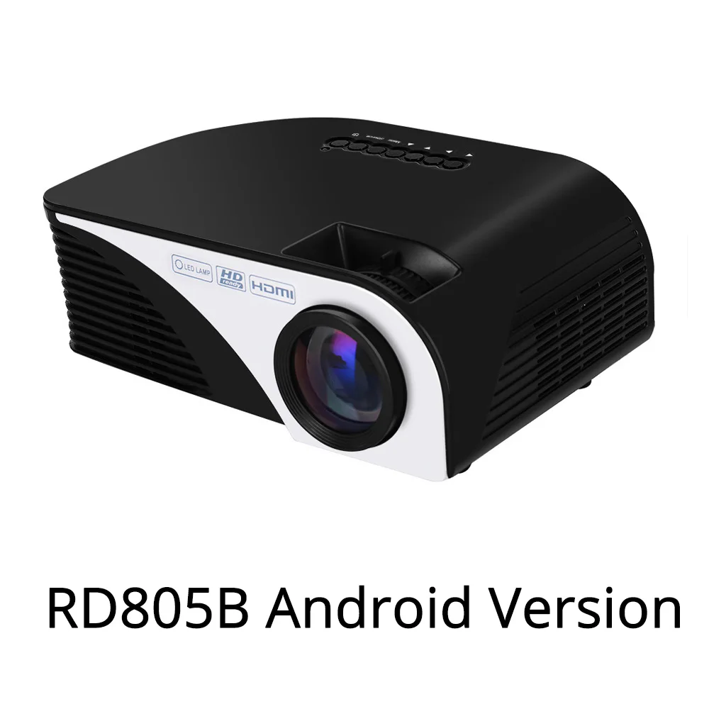 (^o^) Rigal Projector RD805B 1200 Lumens LED Mini WiFi Projector 1080P