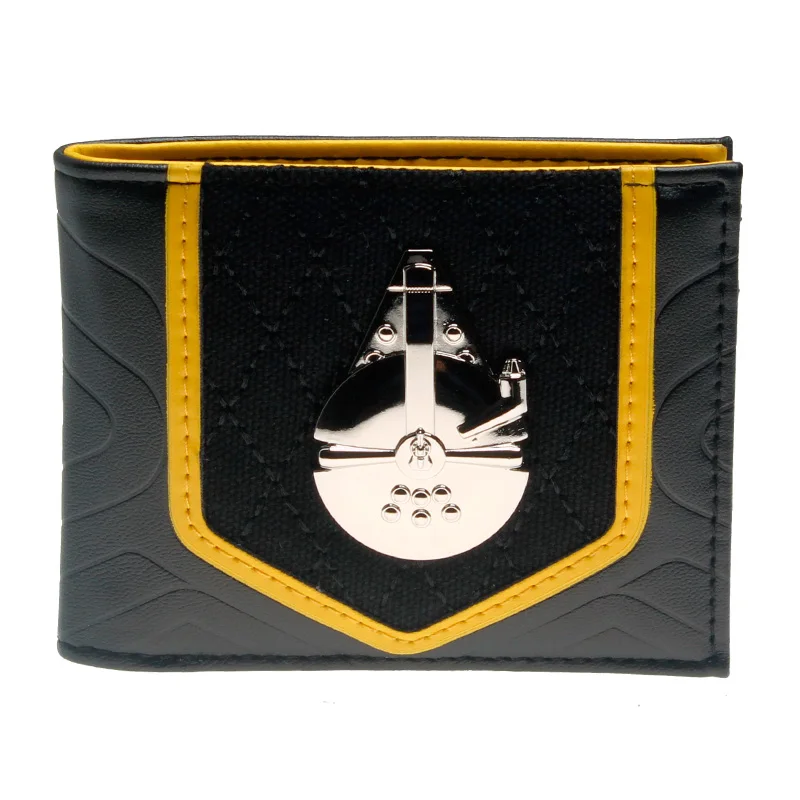 

Solo Black and Gold BiFold Wallet, PU with Shiny Millenium Falcon DFT-2079